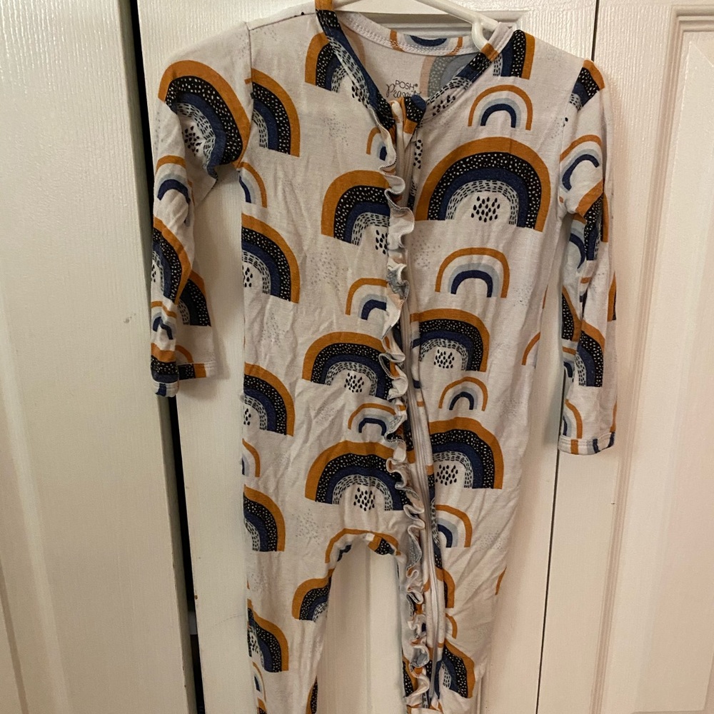 Footie Ruffled One Piece Posh Peanut